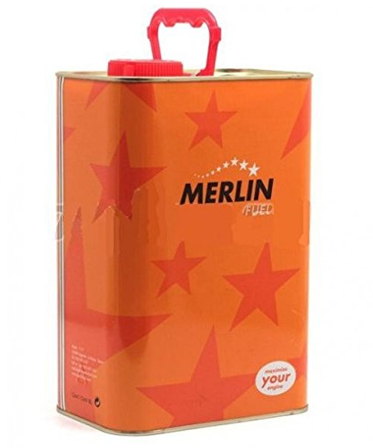 Combustible para coches de radiocontrol de gasolina. Merlin Expert. 5%. Lata de 5 litros