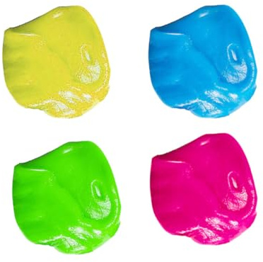 KHBUAB 4 Stück Pack Tastaturreiniger Gel mit Elastizität und Rückstandsfreier Reinigung für Computer Tastaturen und Autodashboards zur Staubentfernung Zufällige Farbe