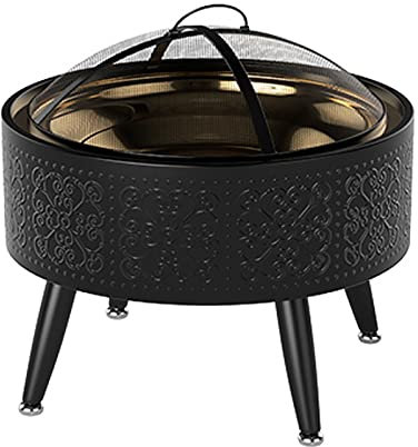 Puits de feu de gril, puits de feu intérieur au charbon de bois chauffage domestique poêle sans fumée puits de feu au carbone patio hiver extérieur barbecue table puits de feu au charbon de bois