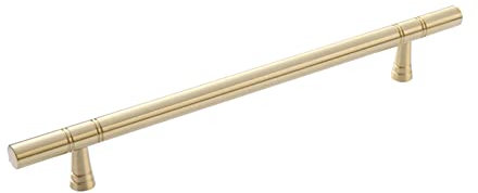 SZLXJMFL Möbelgriffe Massive Messing, 2 Stück Handgriffe Gold Schrankgriffe, Länge: 50-380 mm Zuggriffe, Kleiderschrank Zieht Griffe Küchenschrank Türgriffe Schubladenknöpfe-380mm/15in