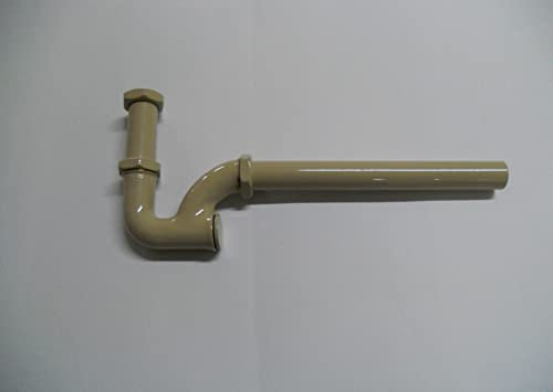 Sifone a S da 1 - senza Piletta - per scarico Lavabo/Bidet - Ottone champagne - Pz 1