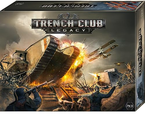 PKB Games Trench Club Legacy: Gioco da Tavolo - Strategia, Post-Apocalittico - 1-5 Giocatori - Età 12+
