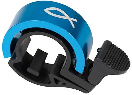 Fahrradklingel mit Fischsymbol (blau)