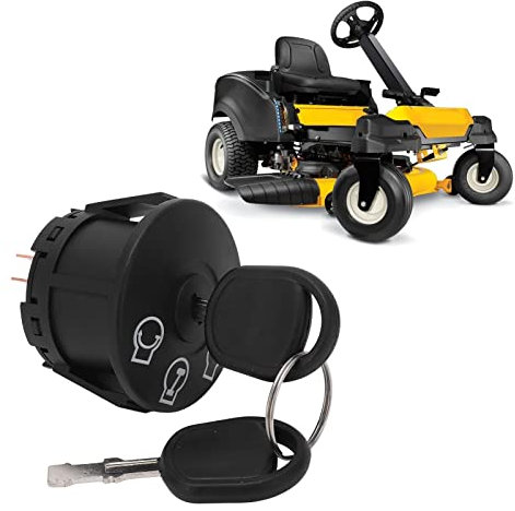 Interruttore di Accensione di Ricambio Per Tosaerba,Compatibile con Interruttore a Chiave, Interruttore di Accensione con Chiave 925‑04228 Per Trattorino da Giardino Cub Cadet RZT50 RZT54 RZT‑S42