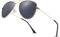 LOJUDI Aviateur Lunette de Soleil Enfant - Polarisées Protection UV400 Lunettes Cadre Métallique Lunette Soleil Enfant Fille Garçon 4-12 ans-Doré/noir