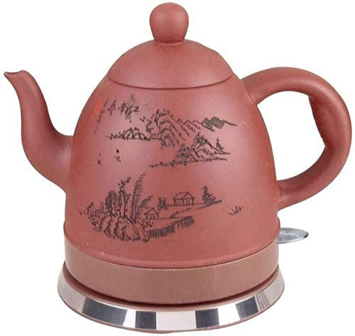 Kettles, Electric Kettle Sand Chinese Landscapeing Automatic Power Off Fast Boiling Boils Water Fast for Tea Coffee Soup Oatmeal 1L vision