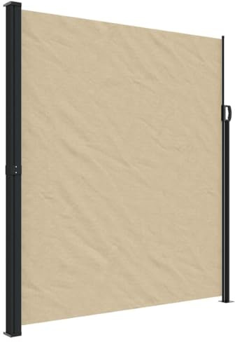 vidaXL Toldo Lateral retráctil Beige 220x500 cm
