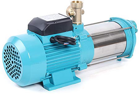 Kreiselpumpe Hauswasserwerk Gartenpumpe 1300W 4000L/H mit Druckschalter und Manometer leistungsstarke und robuste Pumpe für Haus und Garten Wasserförderung