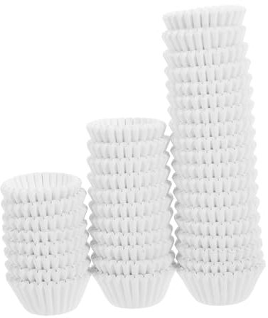 Alipis 1000pezzi Pirottini Cupcake in Carta Da Forno Alimentare Pirottini Rotondi Resistenti Al Grasso Per Muffin e Dolcetti Monouso Per Feste e Uso Quotidiano