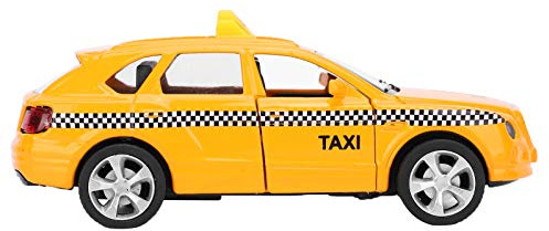 Ghzste Taxi Spielzeug 1:32 Spielzeugauto -Legierung Taxi Modell Simulationsschall Leichtkabine Modell Rücken Sie Kindergeschenke Zurück (B)