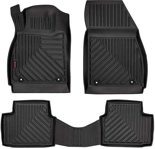 3D Gummi Fussmatten Auto - Automatten 4-teiliges Set - Allwetter Fußmatte Gummi - Antirutsch & Wasserfest Autoteppiche - passend für Opel Insignia A (2008-2017)