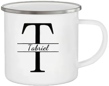 Générique Mug Personnalisé 330ml avec Gravure Laser - Texte Personnalisé - Pour Maison, Bureau & École