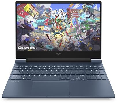 HP Victus 15-fa2022ns - Ordenador portátil Gaming 15 FHD Intel Core i7-13620H, 16GB RAM, 512GB SSD, NVIDIA RTX 4050, FreeDos - Azul - Teclado QWERTY Español