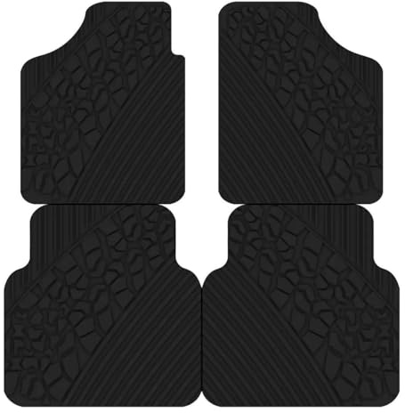 NYFDUAH 4 Piezas Alfombrillas de Coche para Citroen Xsara Picasso (N68) MPV 1999-2017 Moquette per Auto Alfombra Protectora Impermeable Antideslizantes Accesorios