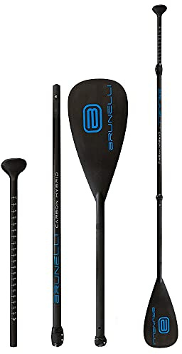 Brunelli Carbon HYBRID Kajak Dual Tech Paddle 2-in-1 SUP Paddel 180-220cm