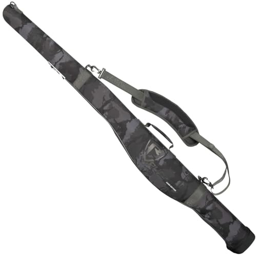 Fox Rage Voyager Hard Rod Sleeve Single 1.45m - Rutenfutteral, Rutentasche für eine bereits montierte Spinnrute, Tasche für Angelruten