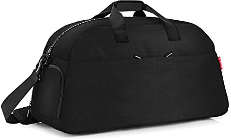 reisenthel overnighter Plus Black - extra große smarte Reise-/Sporttasche, wasserabweisend, funktionell mit vielen Innen- und Außentaschen