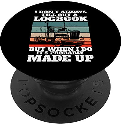 Trucker I Fahrtenbuch I Lkw-Fahrer PopSockets mit austauschbarem PopGrip