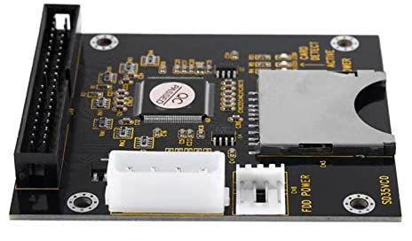 NATEFEMIN Scheda SD per connettore di alimentazione a 4 pin a IDE 40P maschio scheda adattatore adattatore SD a IDE SD adattatore accessorio