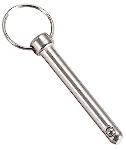 METALLIXITY Sgancio Rapido Perni (8mmx60mm), Carbonio Acciaio Tirare Perno - per Costruzione Navale, Nave Allestimento, Barca Top