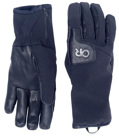 Outdoor Research Women's Stormtracker Sensor Windbloc Glove, Black, Large