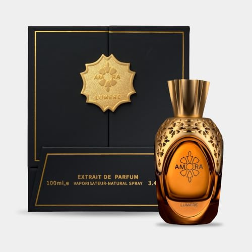 Atralia Amora Lumere Extrait de Parfum Unisex 100ML – Luxuriöser Duft mit lebendigen Noten von Zitrus, Ingwer und Safran für zeitlose Eleganz und Charme