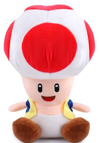 Forninc 1 PCS Pilz Kuscheltier, mari Kuscheltier, Pilzspielzeug, Plüschfigur, Kinder Geschenk, Plüschtiere für Kinder, 26 cm