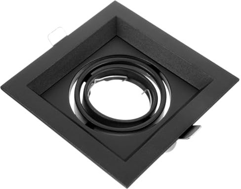 POPETPOP Einbauleuchtenrahmen Aus Metall Für Standardgröße Kompatibel Mit Leuchten Passend Für Küche Esszimmer Schlafzimmer Und Flur Leichte Installation Für Putz Oder Möbel