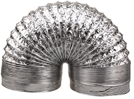 Hemobllo Tuyau De Ventilation Aluminium Épais Flexible Et Chaleur Pour Systèmes Hvac De Diamètre