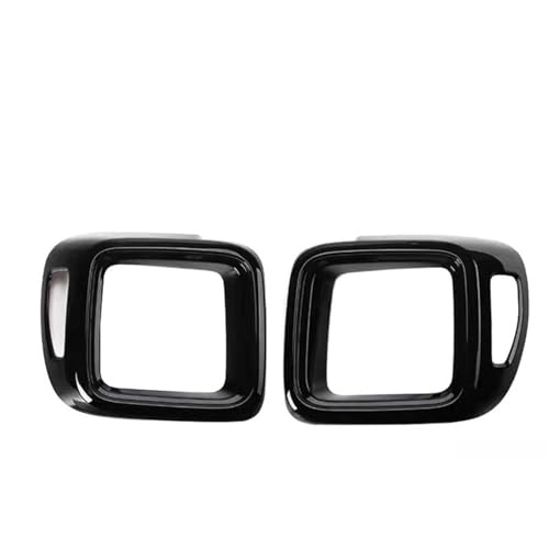 GERLJ Car rear tail light lamp For Jeep For Renegade 2016-2022 Car Tail Light Cover Trim Lamp Hood Taillight Guard Decoration(Black-pair)