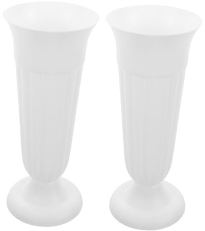 Milisten 2pièces Pot De Fleurs De Style Romain pour Cimetière Urne Support Funéraire Stable Et Pratique pour Décoration Commémorative
