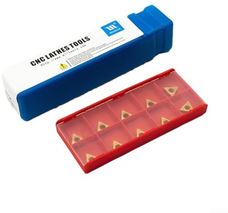 ZAMETTER Ensemble d'outils de tournage de tour de 125 mm de long en acier au carbone pour droitier, support d'outils de tournage interne, barre d'alésage S10K-STFCR11 avec inserts en carbure
