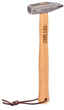 PICARD Låshammare EST.1857 500 g | Hammaren för dig | Smidd hammare med vaxat Hickory-handtag | Exakt spår och fanare | Hantverkslåshammare 500 g