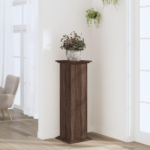 Lumanois Supper Piante Rovere Marrone 33x33x100 cm in Truciolato,Casa e Giardino,Prato e Giardino,Giardinaggio,Supporti per Piante,14.8kg-852984