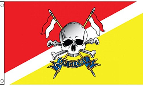 AZ FLAG Drapeau Royal Lancers de la British Army 150x90 cm 2 Œillets | Usage intérieur et extérieur Drapeau décoratif du Queen Elizabeths' Own anglais coutures doubles et bords renforcés