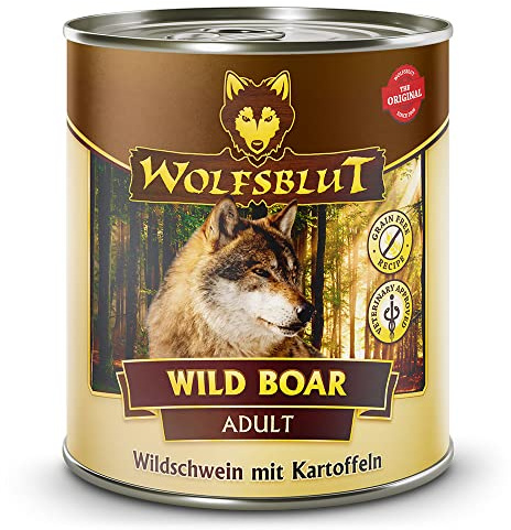Wolfsblut - Wild Boar - 6 x 800 g - Wildschwein - Nassfutter - Hundefutter - Getreidefrei