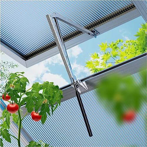 SANAWATEC Gewächshaus Fensteröffner, Automatischer Fensteröffner Gewächshaus, Fensteröffner für Gewächshäuser, Hubkraft 7 kg, Hubhöhe 40 cm, Temperaturgesteuert 18-35°C