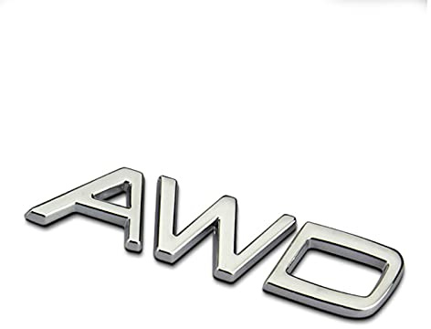 QAZWSXD swaiwai Metal 3D T5 T6 AWD Logo Pegatina de Coche Ajuste for Volvo Xc60 xc90 s60 s80 s60l v40 Auto Side Fender Tronco Trasero Emblemas Decoración de Insignia (Color Name : AWD)