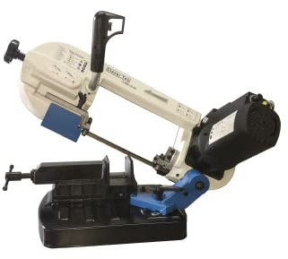 Clever Tec Metallbandsäge C-HBS 125 GS (transportable Säge mit hoher Schnittpräzision) 400 Watt bis zu 60° schwenkbar