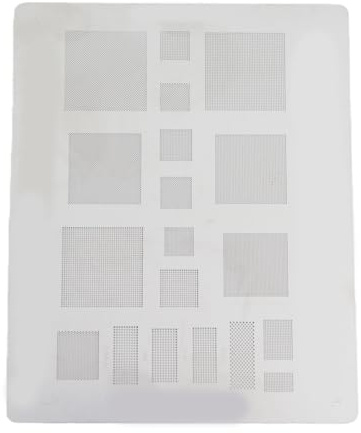 Screen Repair Kit Universal BGA Reballing Stencil Multifunctional Tin Mesh Solder Template Phone BGA IC Chips Repair Net for Soldering Accessories Welding Accessories