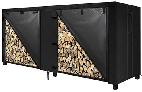 Bâche de protection pour bois de chauffage - Solution de rangement pratique pour bûches