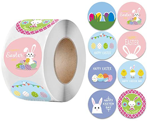 JOERBABU 2 Roll/Set Eggs Stickers Self Adhesive Label Reward Sticker Small Business Packaging Box Stickers
