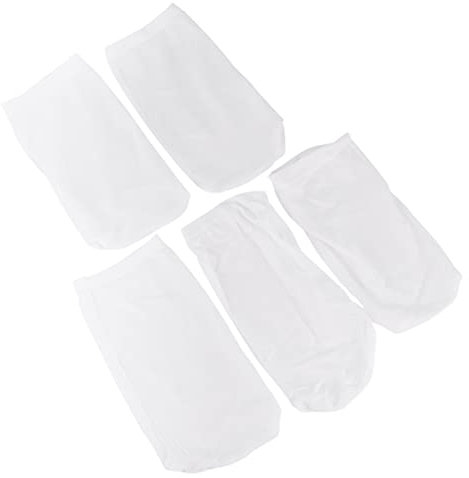 Happyyami Pool Filternetz 5 Stück Wiederverwendbare Skimmer Socken Aus Feinem Netz Für Effektive Reinigung Von Schwimmbädern Fangen Blätter Haare Und Ablagerungen EIN Elastisch Und