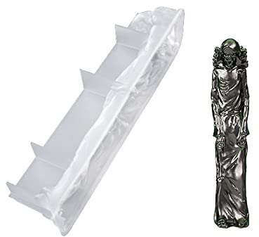 Moule en silicone pour bâton - Moule en résine époxy en forme de tête de mort pour brûleur d'encens - Moules décoratifs pour résine époxy
