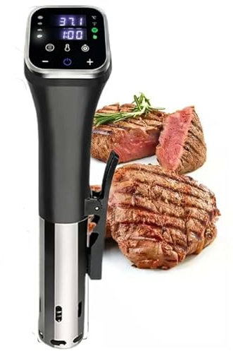Machine De Cuisson Sous Vide WIFI, Recettes App, TéLéCommande, ContrôLe PréCis De La TempéRature Et Du Temps, Convient à La Maison, Au Restaurant Et à D'Autres Endroits