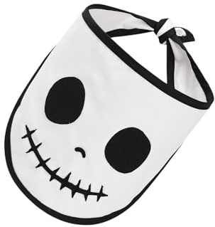 Hundehalstuch mit Totenkopf-Aufdruck, atmungsaktiver Stoff, verstellbare Krawatte, Halloween, Haustierzubehör für Partys, Reisen, Fotos, modisches Haustier-Bandana