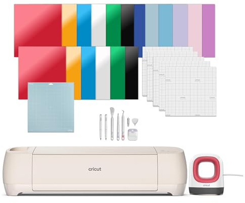 Cricut Entdecken Sie 4 Essentials Plus Bundle (2025 Amazon Exclusive Edition), Weiß