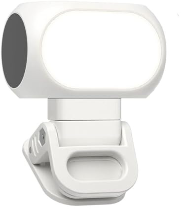 Damavat Photography Video Light Phone Gimbal Fill Light withPhone Clip & Cold Shoe Mount 10 Brightness Levels 3 Light Modes forPhone, Camera, Gimbal