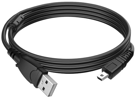 Charger Cable Compatible with Sony Cybershot DSC-W800/W810/W830/W710/W730/TF1/H400 - USB-A to 8-PIN USB Lead for Digital Camera Battery Charging & Data Transfer (1M/3.3ft)