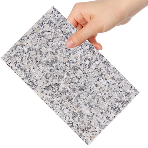 INOOMP Marble Cooling Mat for Small Pets Medium Size – Cooling Stone Slab for Hamsters, Rabbits, Chinchillas, Guinea Pigs – Summer Pet Accessory with Random Pattern